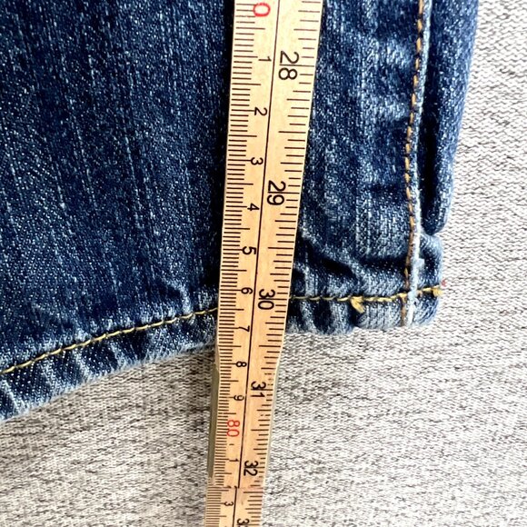 Old Navy Mens Jeans Size 33x30.5* Blue Denim Straight Mid Rise Medium Wash - Picture 10 of 14